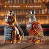 Creative dog-shaped whiskey bottle