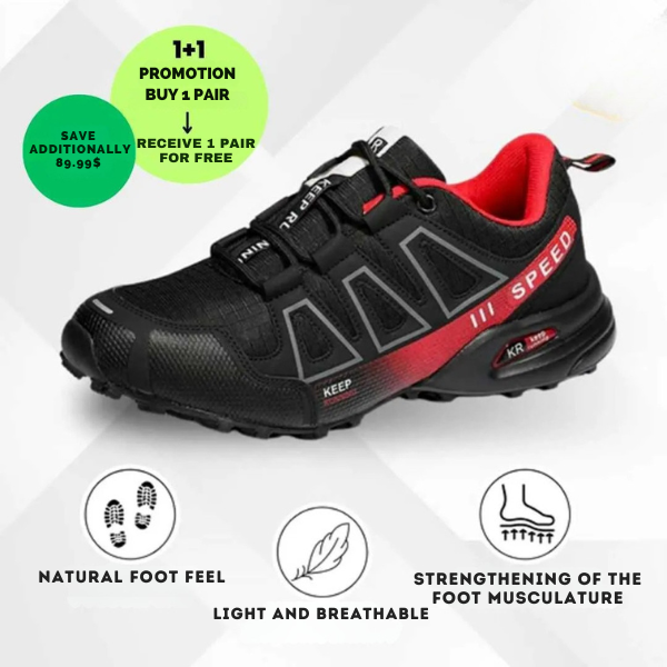 OrthoTrekking - Ergonomic Pain-Relieving Trekking and Hiking Shoes - (1+1 Free)