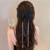 Elegant Tassel Butterfly Hair Clip – Vintage Hair Accessory