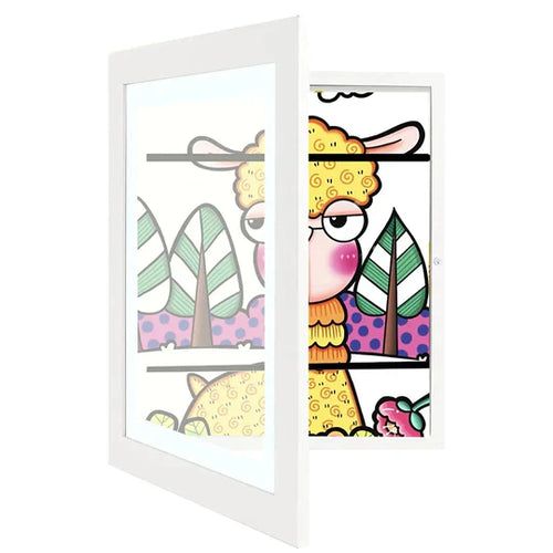 KreativFrame™ - Photographer's frame | For children's artwork - space for up to 150 drawings