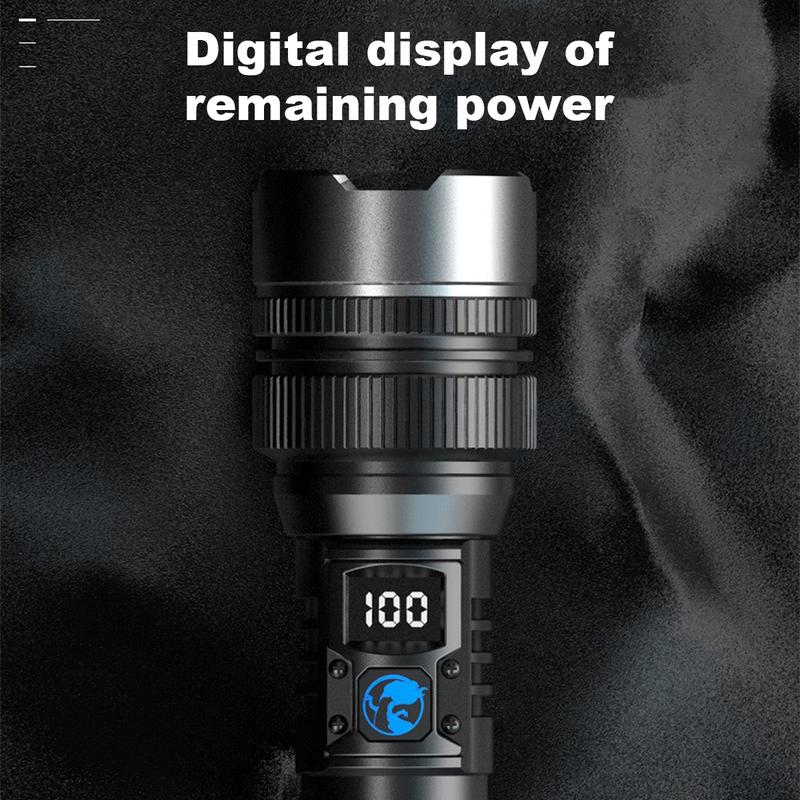 Survival LED flashlight 2025 - As bright as a lightsaber with power bank function