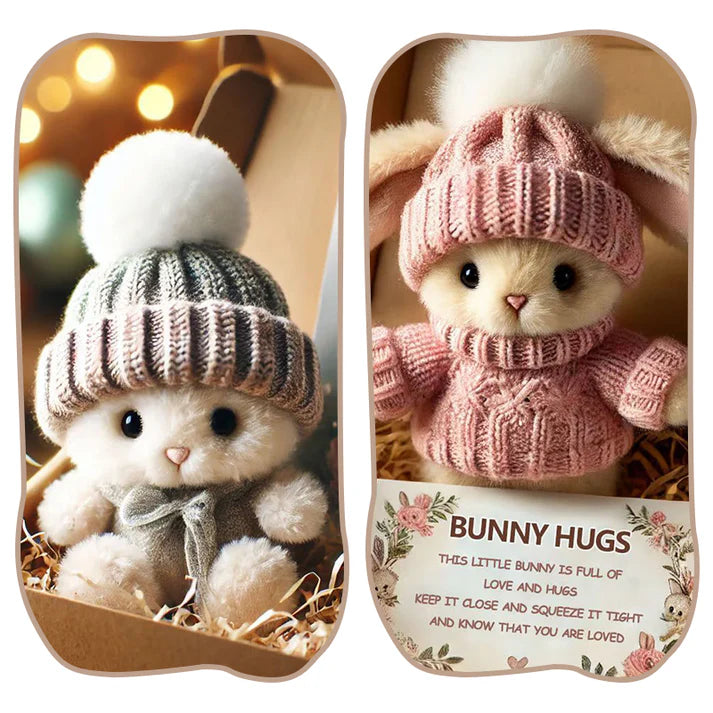 Handmade Mini Rabbit Hug 🐇 - Adorable Easter Gift for Children & Adults