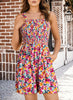 Summer Romper: Ladies Sleeveless Square Neck Summer Romper