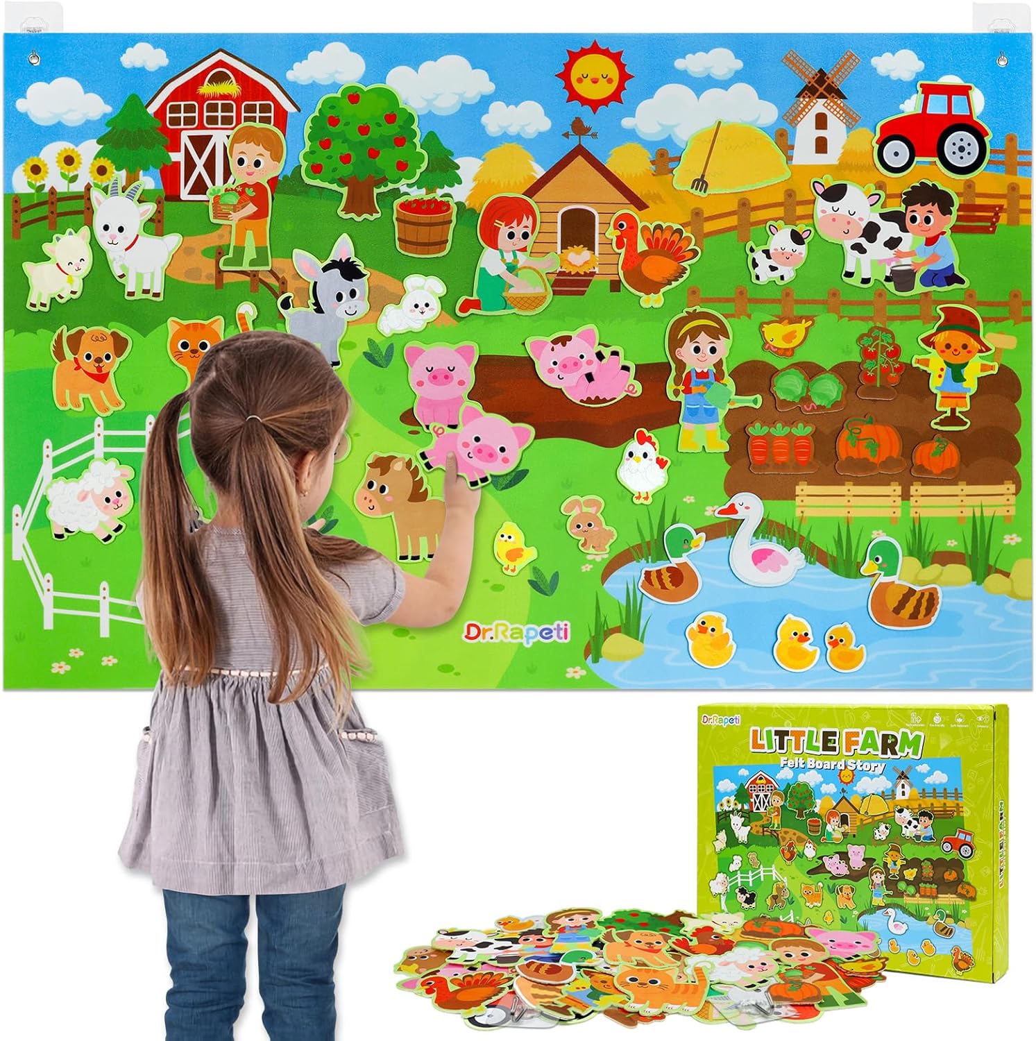 Felt Farm Play Board