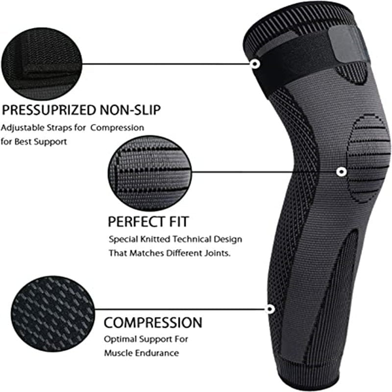 Self-heating knee brace: quick relief from pain
