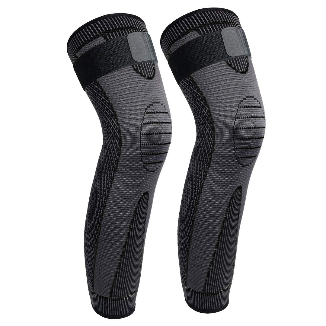 Self-heating knee brace: quick relief from pain