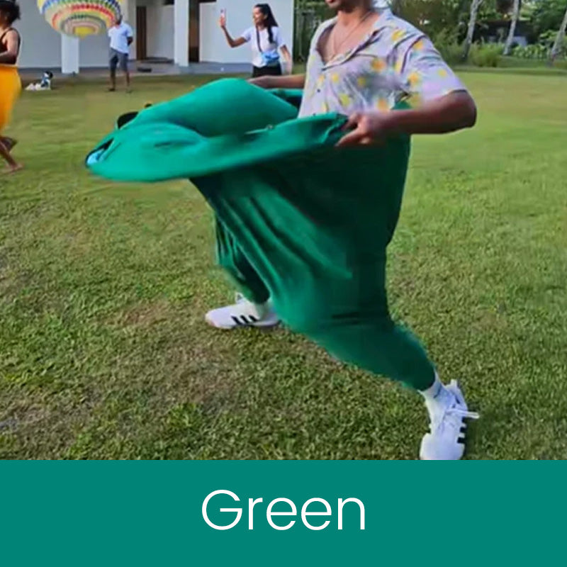 Outdoor Catch Game with Giant Pants for Group Fun