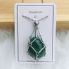 Crystal stone holder necklace - free (crystal) gift included🎁