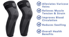 Self-heating knee brace: quick relief from pain