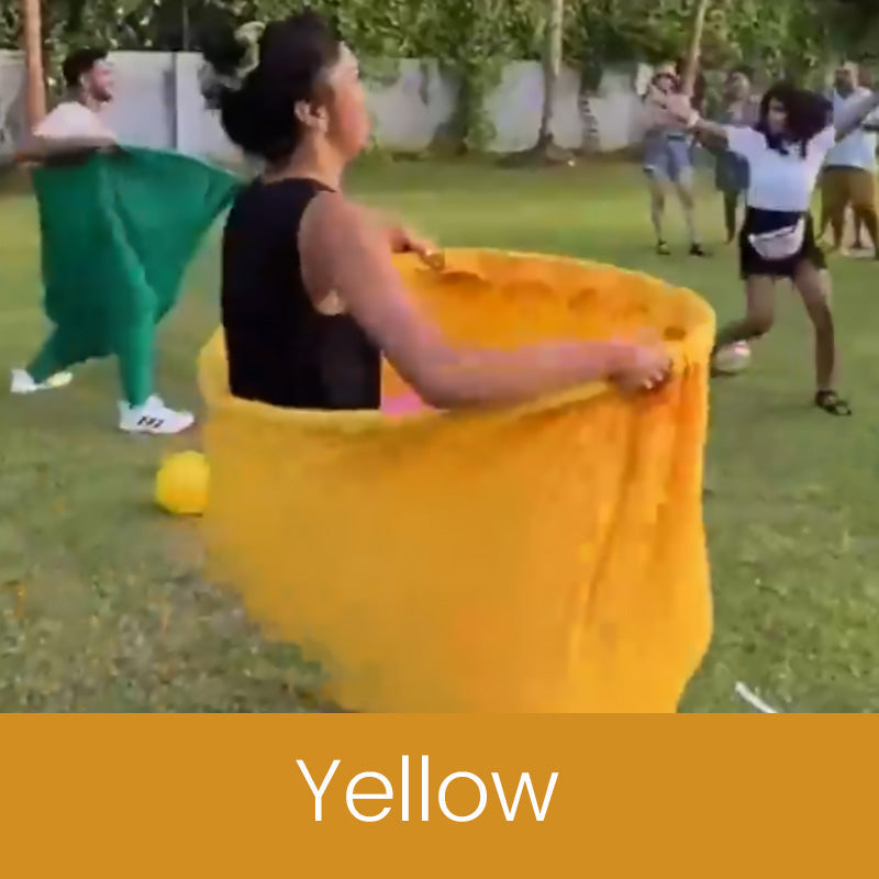 Outdoor Catch Game with Giant Pants for Group Fun
