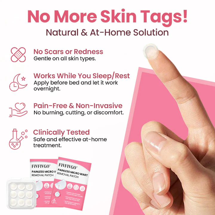 Fivfivgo® Painless Micro Wart Removal Patch