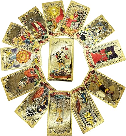 Discover the Mystical World of Tarot – MysticGold™ Gold Leaf Tarot Deck