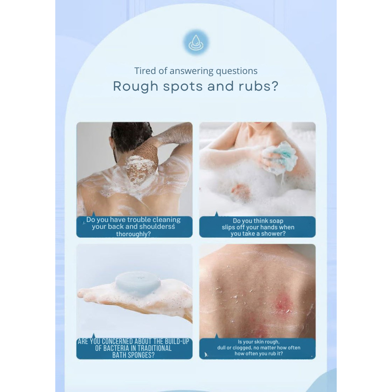 Silicone Bath Belt Scrub Brush