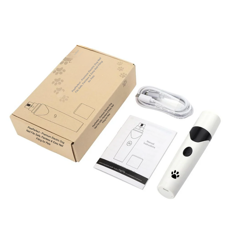 PawPerfect - Premium Electric Dog Nail File Safe, Painless & Easy Nail Filing for Pets
