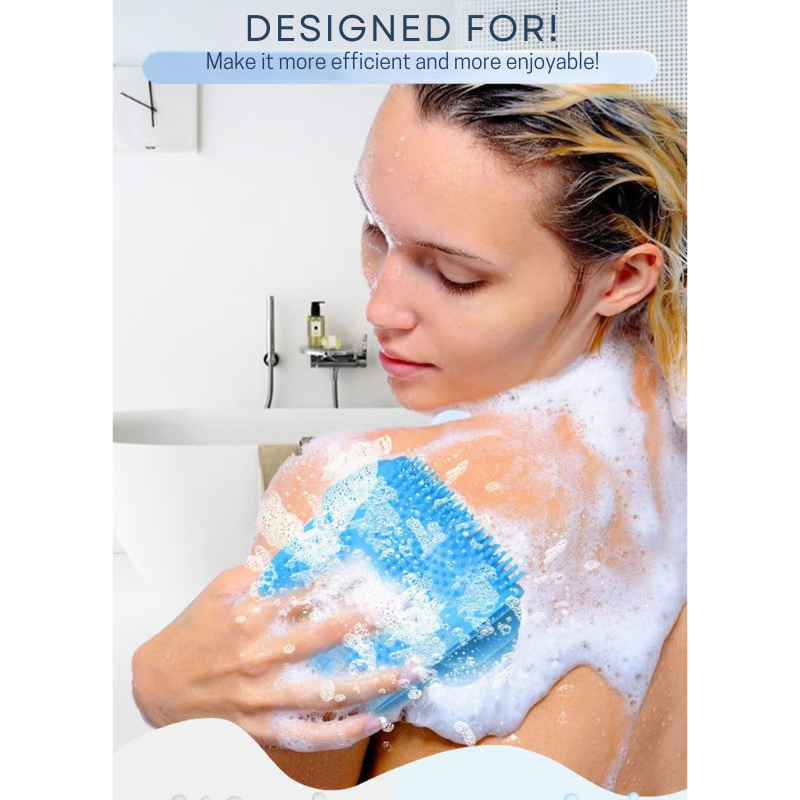 Silicone Bath Belt Scrub Brush