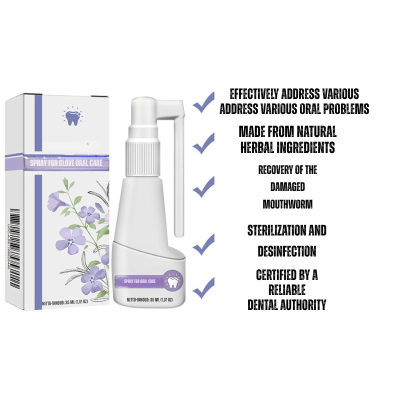 VitalMouth Clove Mouth Spray - Natural Care for Healthy Gums & Fresh Breath