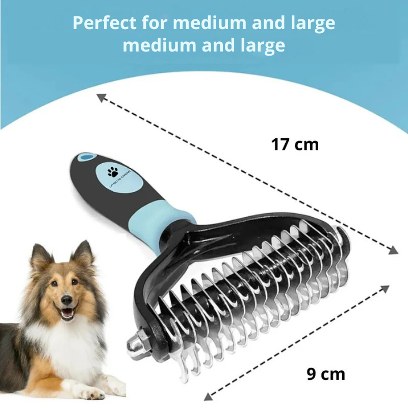 PawPerfect Anti-Shedding Brush - The Fastest & Easiest Way to Remove Loose Hair, Tangles & Knots!