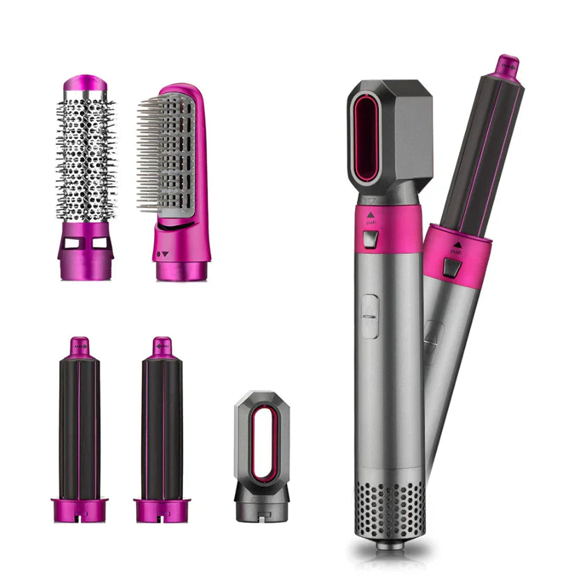 Max Professional 5-in-1 Hair Dryer Brush, Extended Life