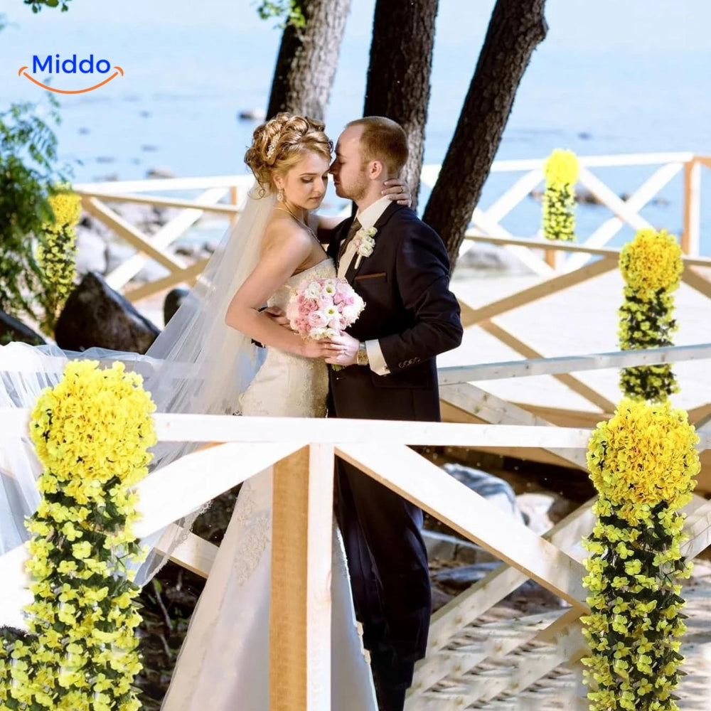 Charming Orchid Cascade | Artificial Flowers for Every Occasion and Every Season