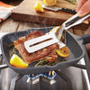 Double-sided shovel clamp in stainless steel