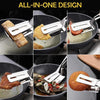 Double-sided shovel clamp in stainless steel