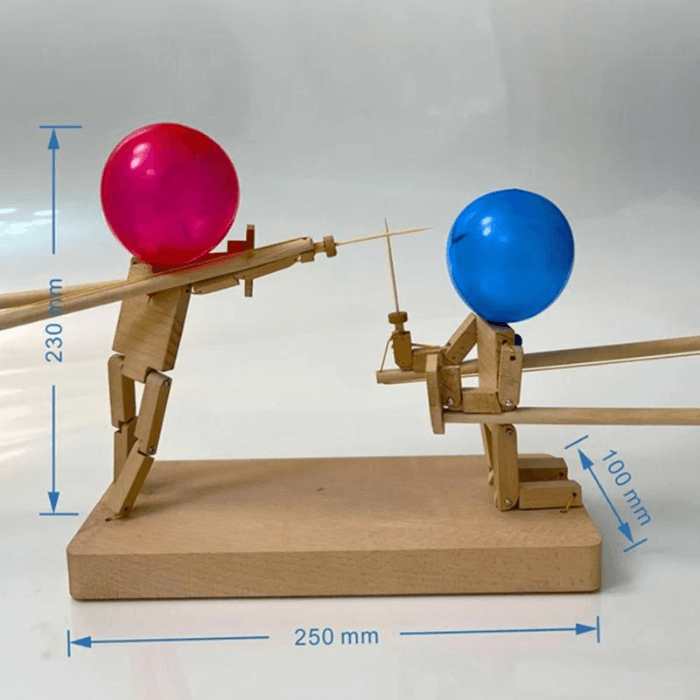 ScreenPuppets - Handmade from wood