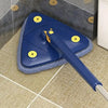 Triangular 360-degree cleaning mop