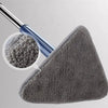 Triangular 360-degree cleaning mop