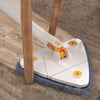 Triangular 360-degree cleaning mop