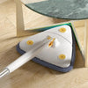 Triangular 360-degree cleaning mop