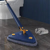 Triangular 360-degree cleaning mop
