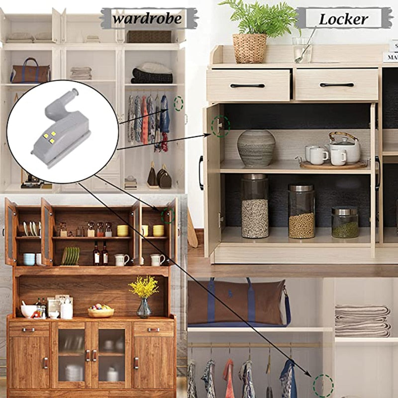 Illuminate your cabinets automatically with ease