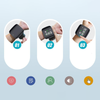 Wrist Blood Pressure Monitor with LED Display and Italian Voice Guidance