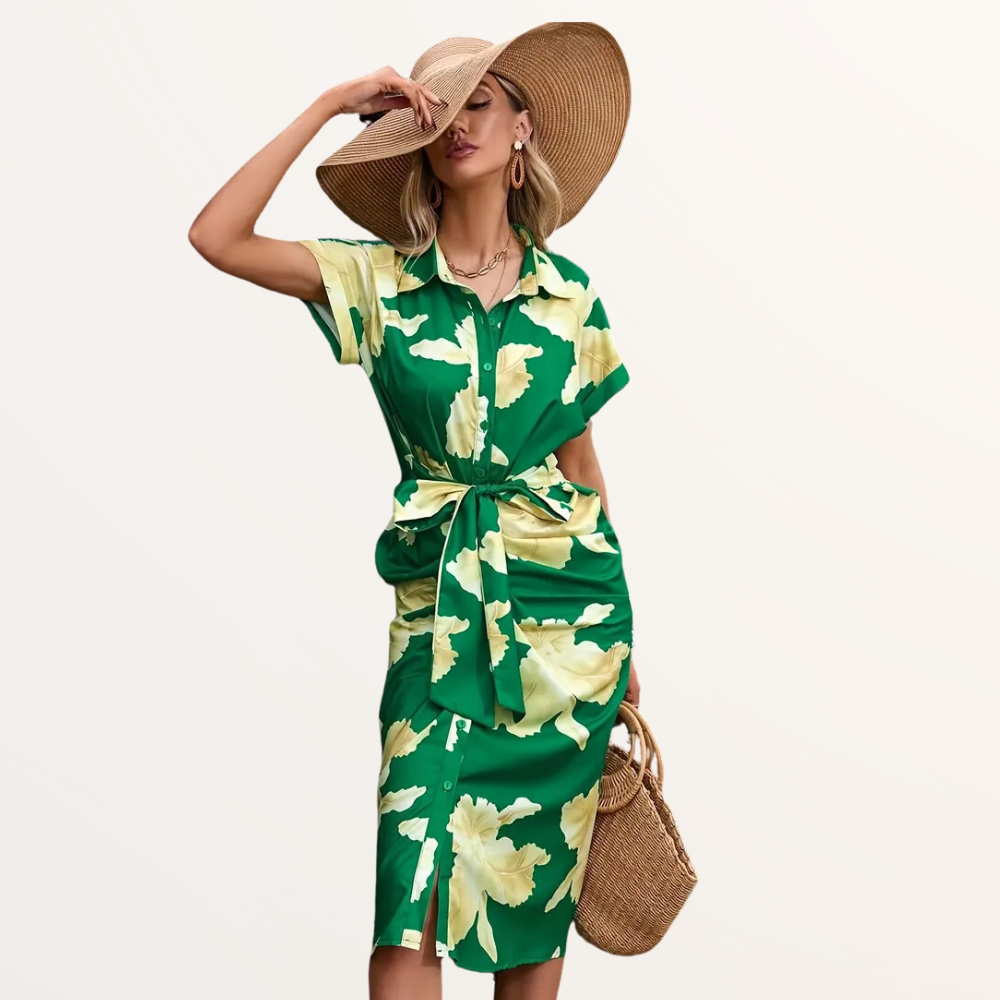 Eliza | Elegant Summer Linen Dress