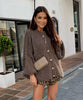 Oversized cardigan Jalsien brown