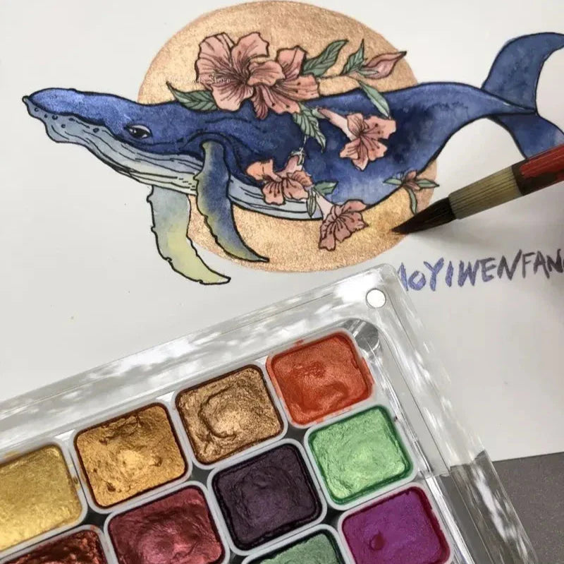 GlowMax Watercolor Paint Set I Last Day 50% OFF🔥
