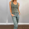 Mirana - Dames Tweedelig Effen Set, Comfortabel en Stijlvol