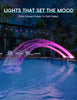 Solar Pool Fountain with LED & Double Spray Arch – For Nighttime Pool Magic