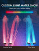Solar Pool Fountain with LED & Double Spray Arch – For Nighttime Pool Magic