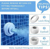 Solar Pool Fountain with LED & Double Spray Arch – For Nighttime Pool Magic