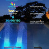Solar Pool Fountain with LED & Double Spray Arch – For Nighttime Pool Magic