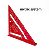 Triangle Ruler - Aluminum Alloy Triangle Ruler For Woodworking