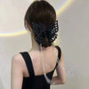 Elegant Tassel Butterfly Hair Clip – Vintage Hair Accessory