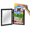 KreativFrame™ - Photographer's frame | For children's artwork - space for up to 150 drawings
