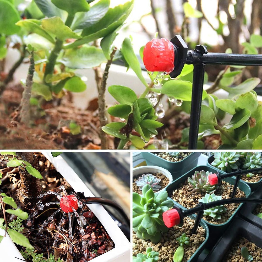 100 pieces Adjustable irrigation drippers (free hole opener)