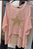 Five-Star Round Neck Hollow Crochet Tops | Occasion Fashion Style