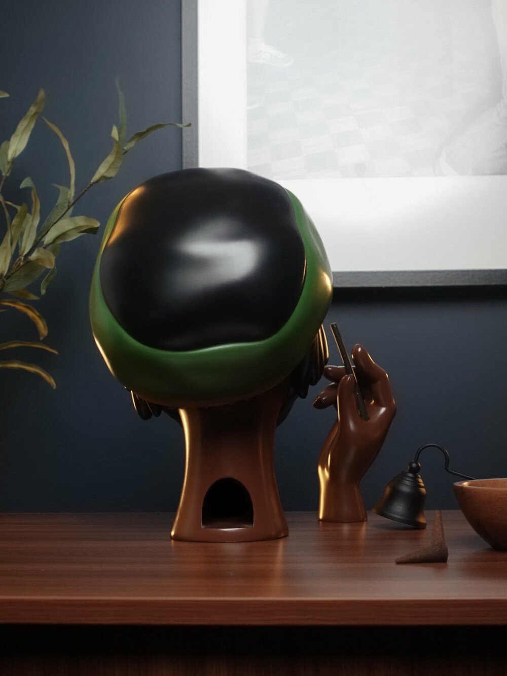 Head Incense Burner Black Woman