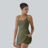 SculptEase – Shaping Backless Sports Dress with Bathroom Friendly Design