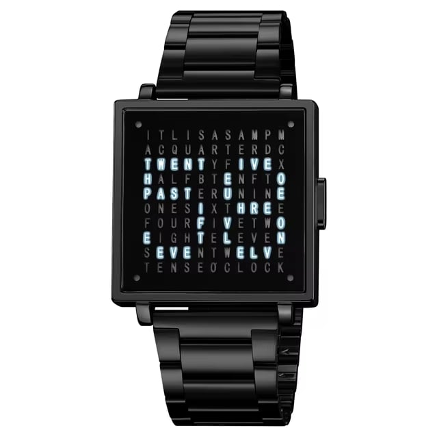 LexoTime - Unisex Textual Watch