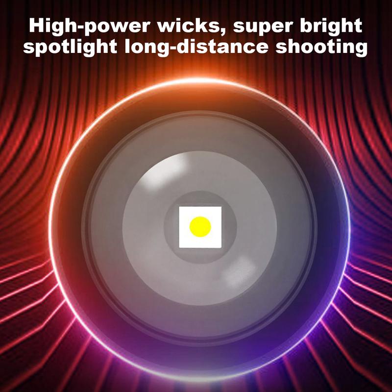 Survival LED flashlight 2025 - As bright as a lightsaber with power bank function